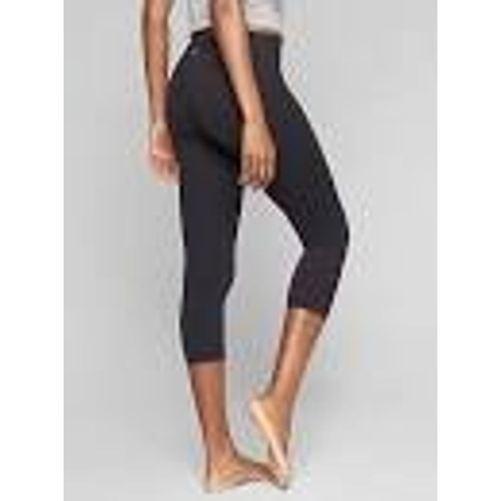 Athleta Chaturanga Capri Leggings Mesh Panel Large - Picture 2 of 8